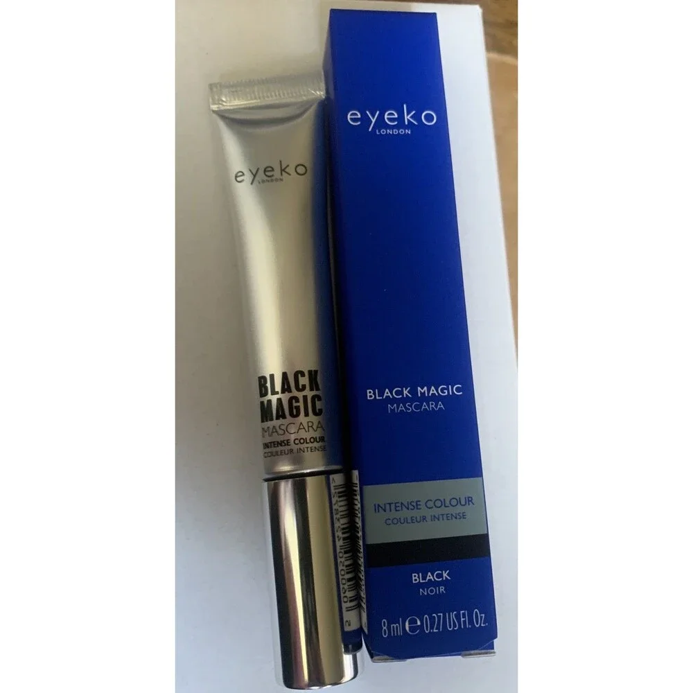 Eyeko London Black Magic Mascara Intense Colour Drama & Curl Black 8ml New